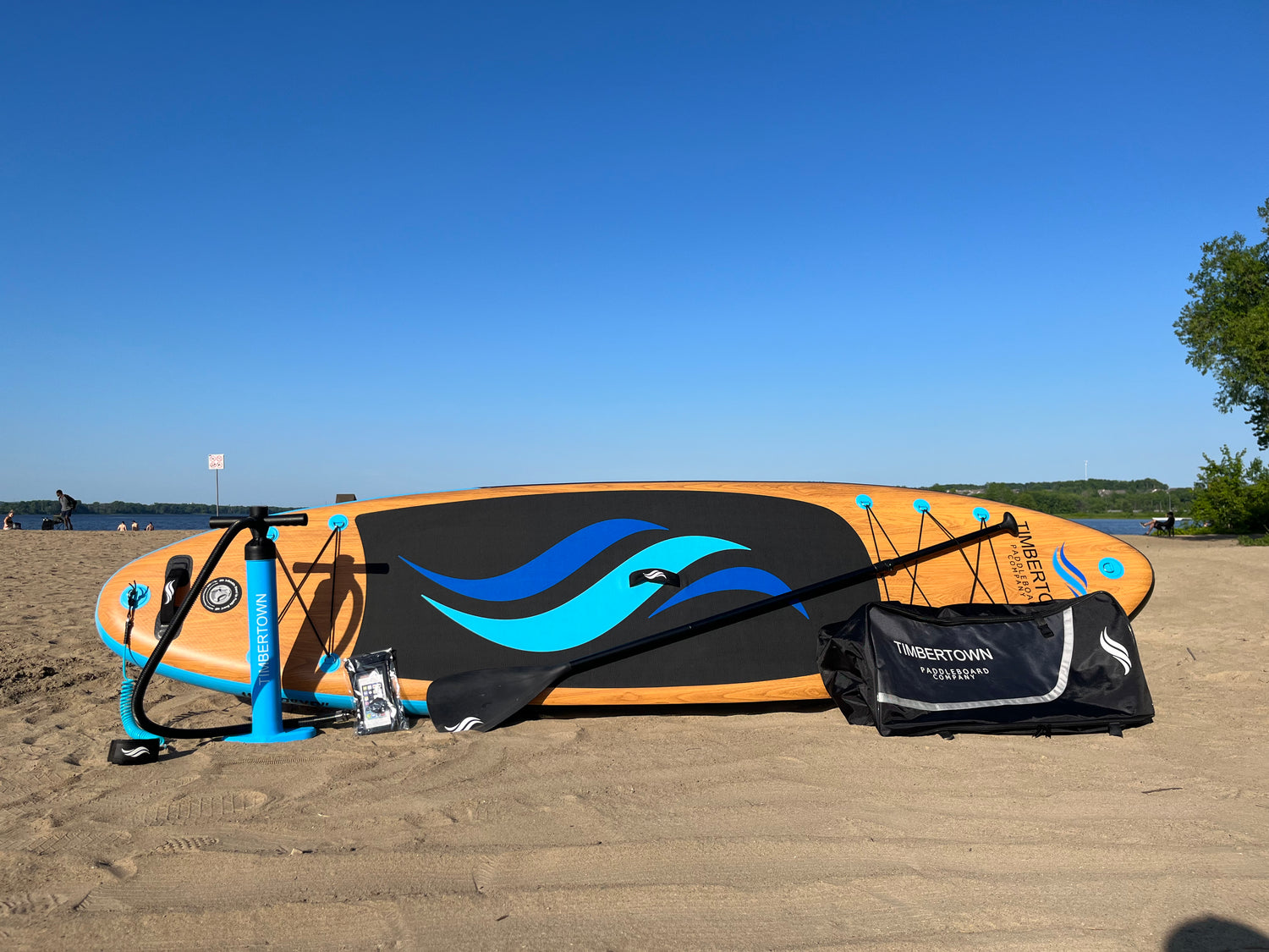 The Blue Spruce Inflatable Paddleboard Package