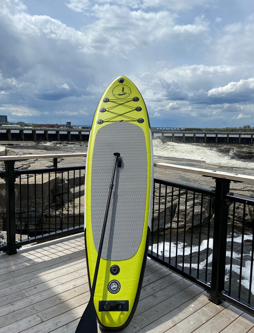 10 ft 6 " Yellow Chaudière Inflatable Paddleboard